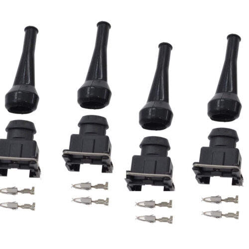 Porsche 924S/944/968/928. 4x plug connector repair kit for injection injector nozzles